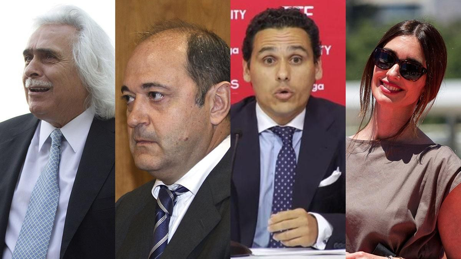 Rafael Gómez, Jesús Ruiz, José María del Nido Carrasco y Paz Vega