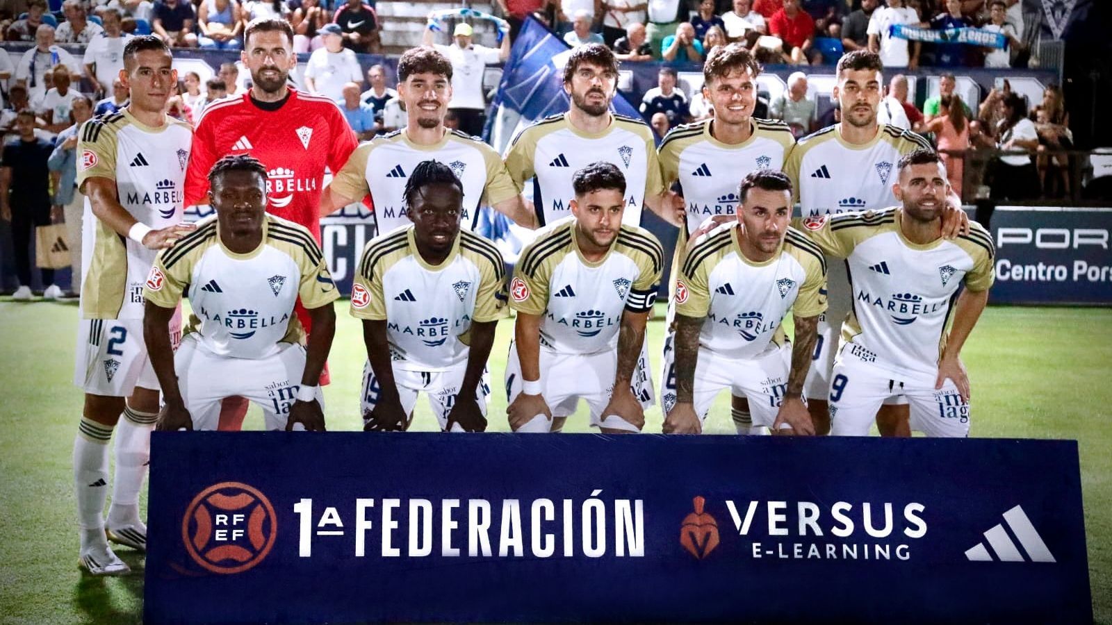 El primer once de la temporada del Marbella.