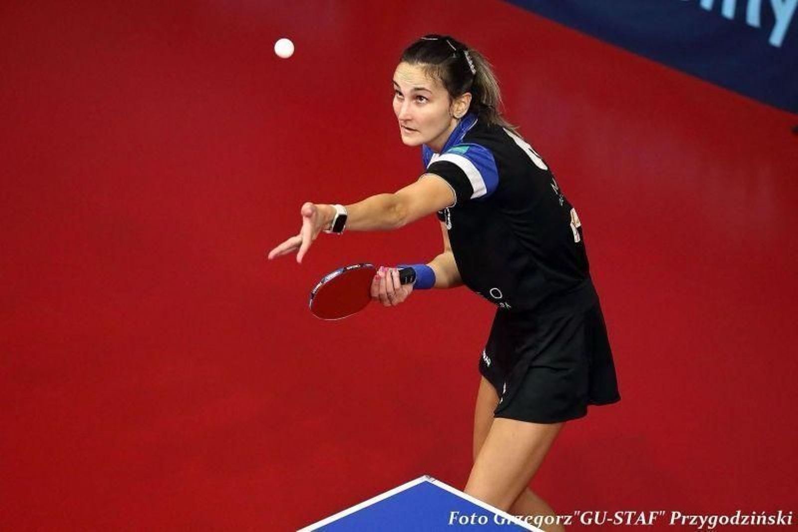 Marija Galonja, durante un partido de esta temporada.