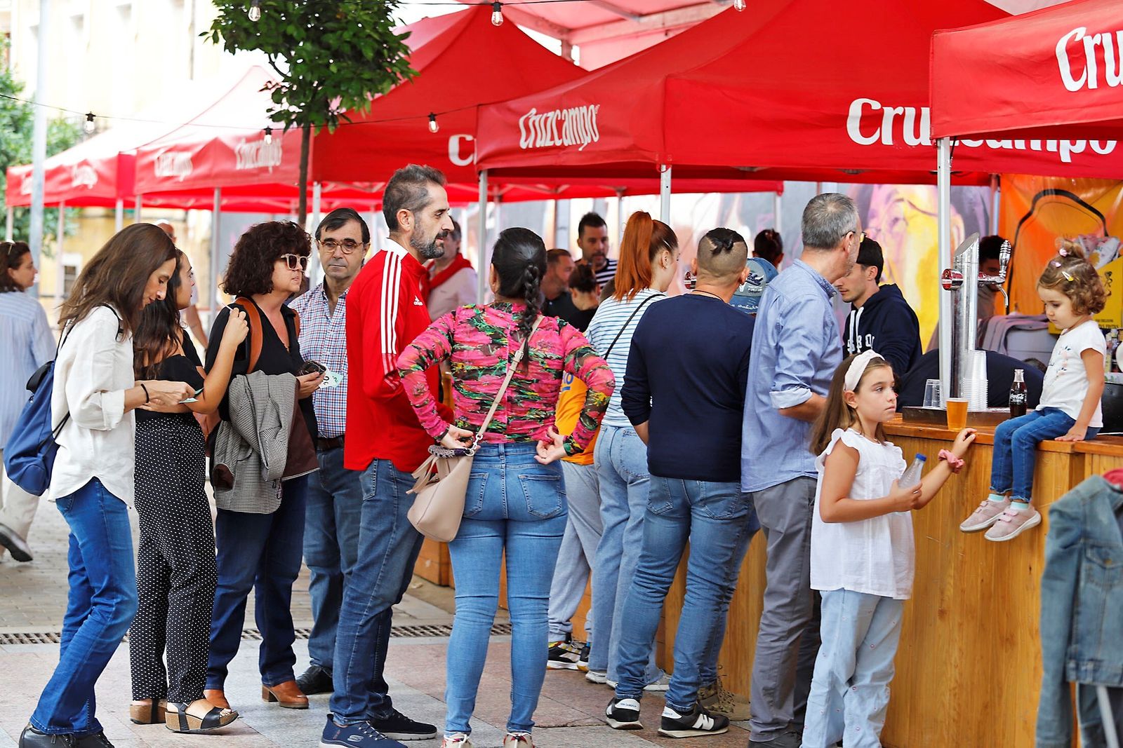 Algunas de las personas que disfrutaron de Binómico.