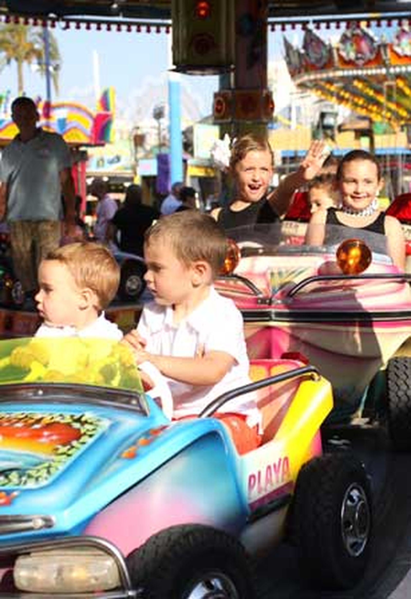 Los pequeños de la casa fueron los protagonistas del día en las atracciones del real

Foto: Vanessa Perez/J.M.Q.