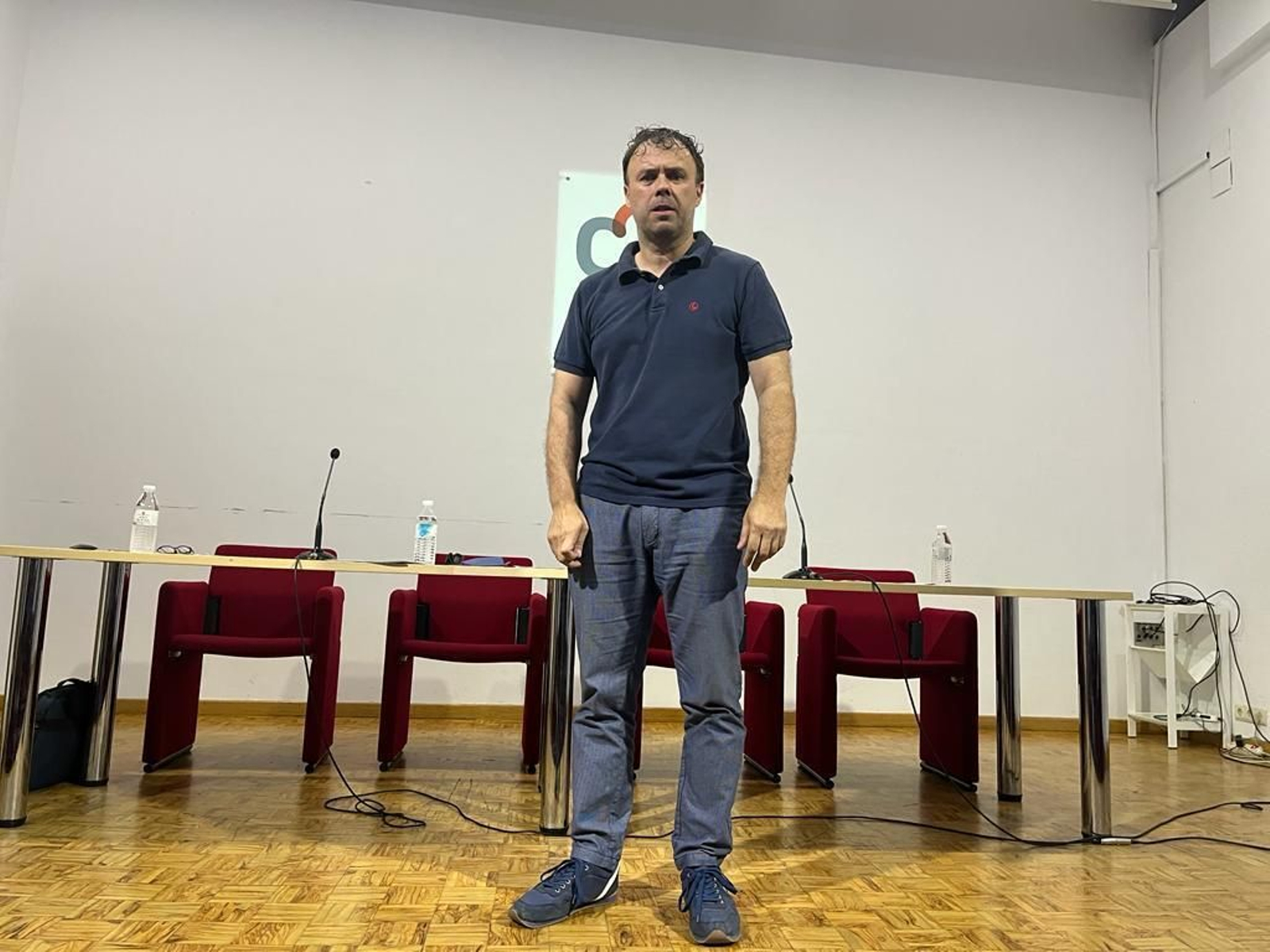 Juan Serrano Muñoz tras su elección como presidente de las Peñas Cordobesas. Juan Serrano Muñoz tras su elección como presidente de las Peñas Cordobesas.