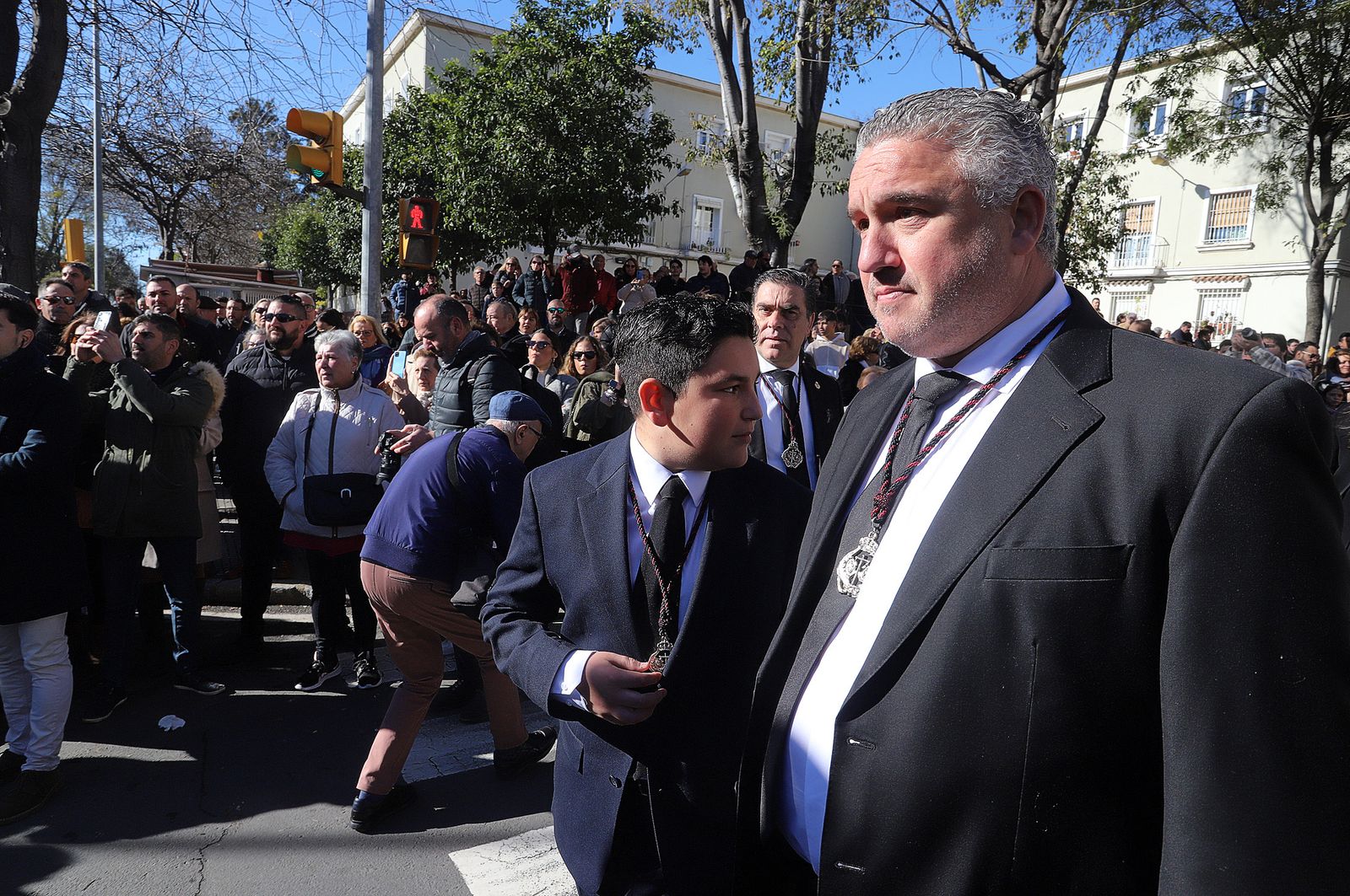 Imágenes de la procesión de San Sebastián en Huelva