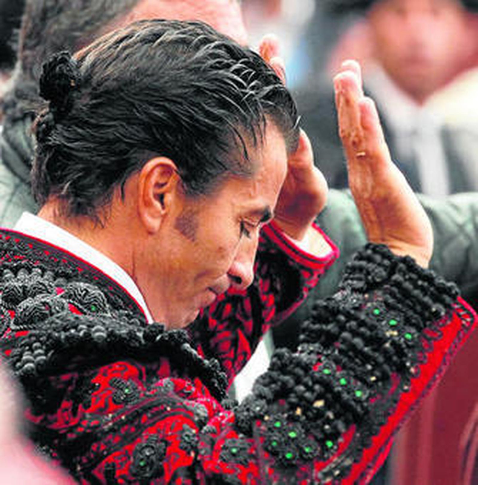 El Fundi, tras la faena a su segundo toro.