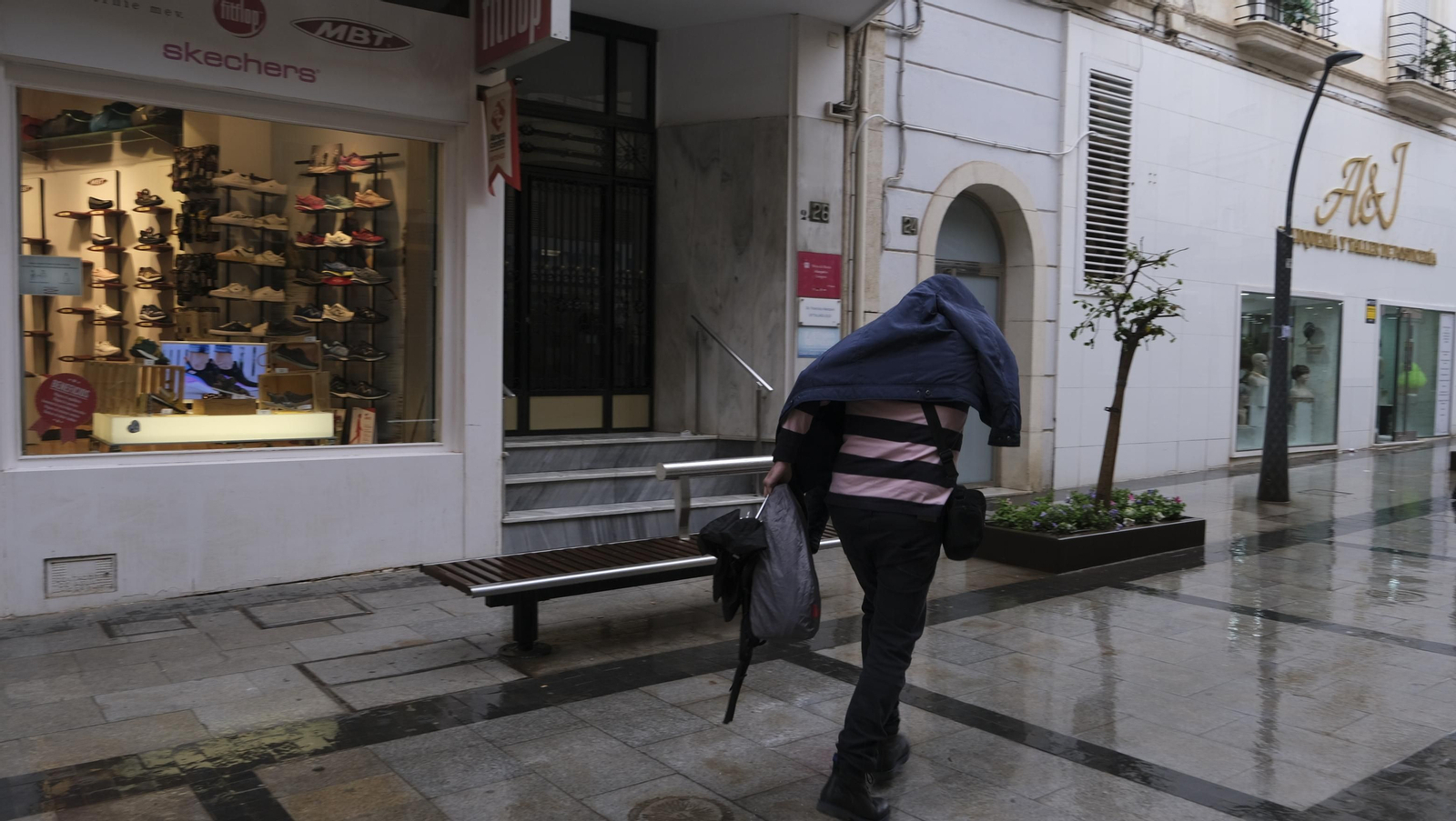 Imágenes de la lluvia en Almería.