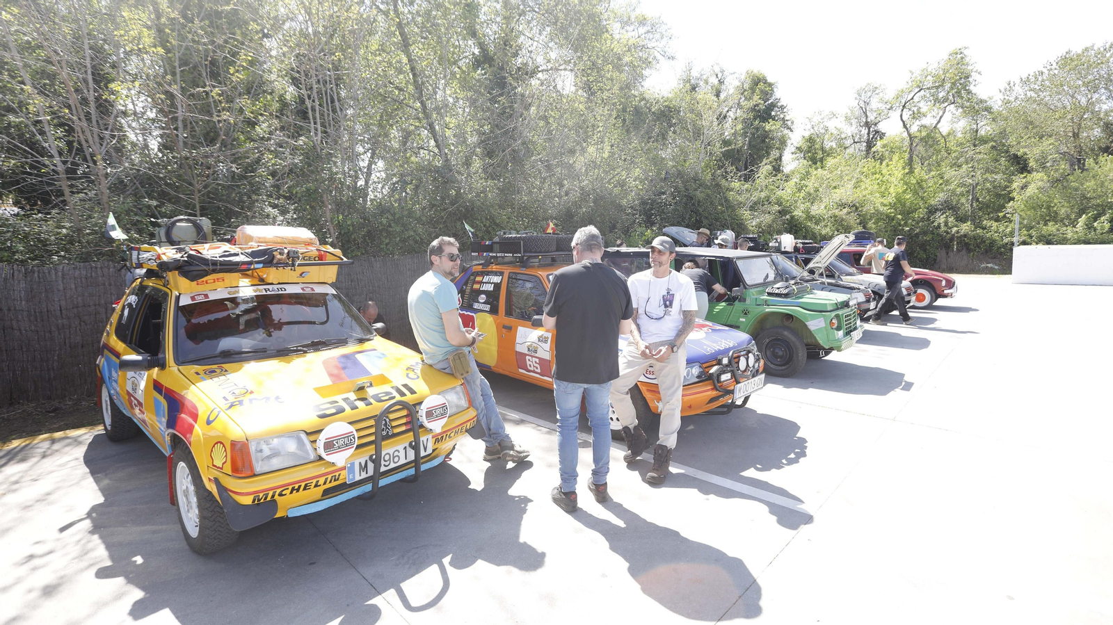 Las fotos de Chatarras Raid,  concentrados en Castellar, para llevar alimentos a Marruecos
