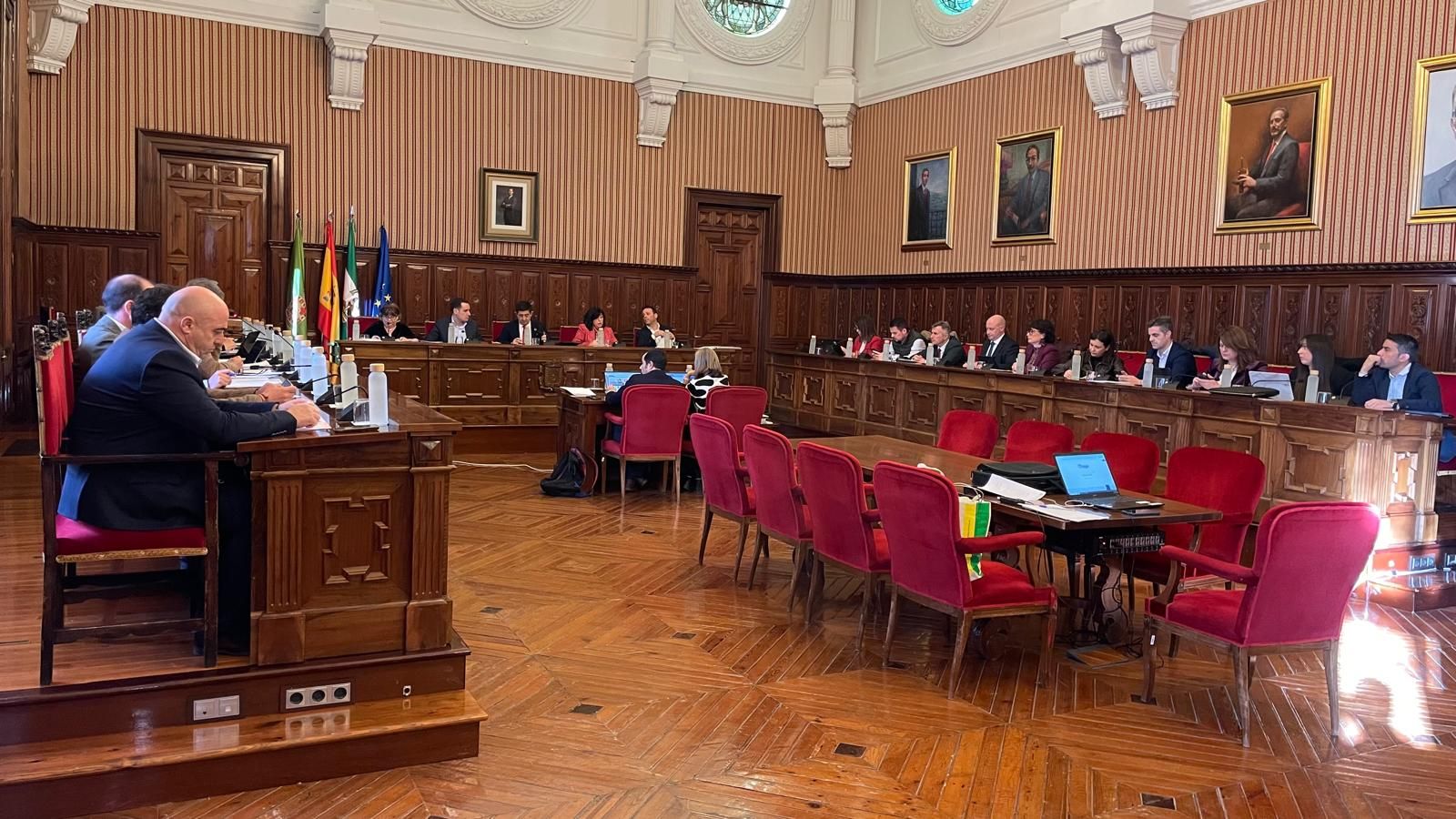 Último pleno de la Diputación de Jaén de 2025.