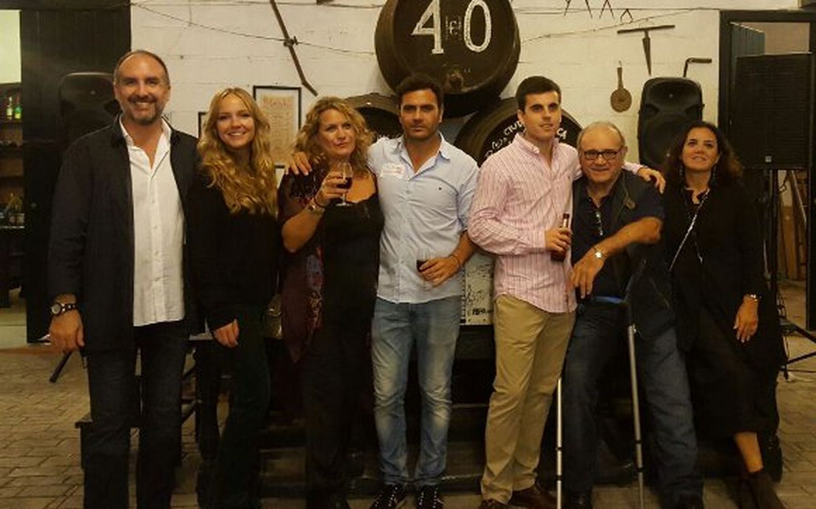 Daniel Bargalló, Rosa Schlatter, Lucia Copano, el anfitrión, Pablo Juan Antonio y Teresa Copano.

Foto: Ignacio Casas de Ciria