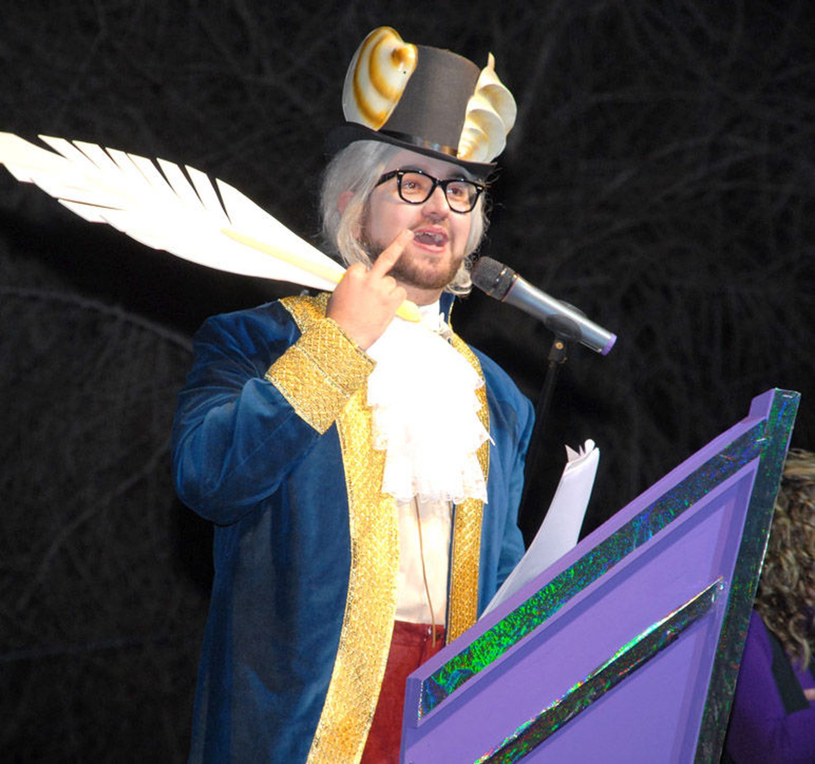 Manu Sánchez, pregonero del Carnaval de San Fernando en 2010