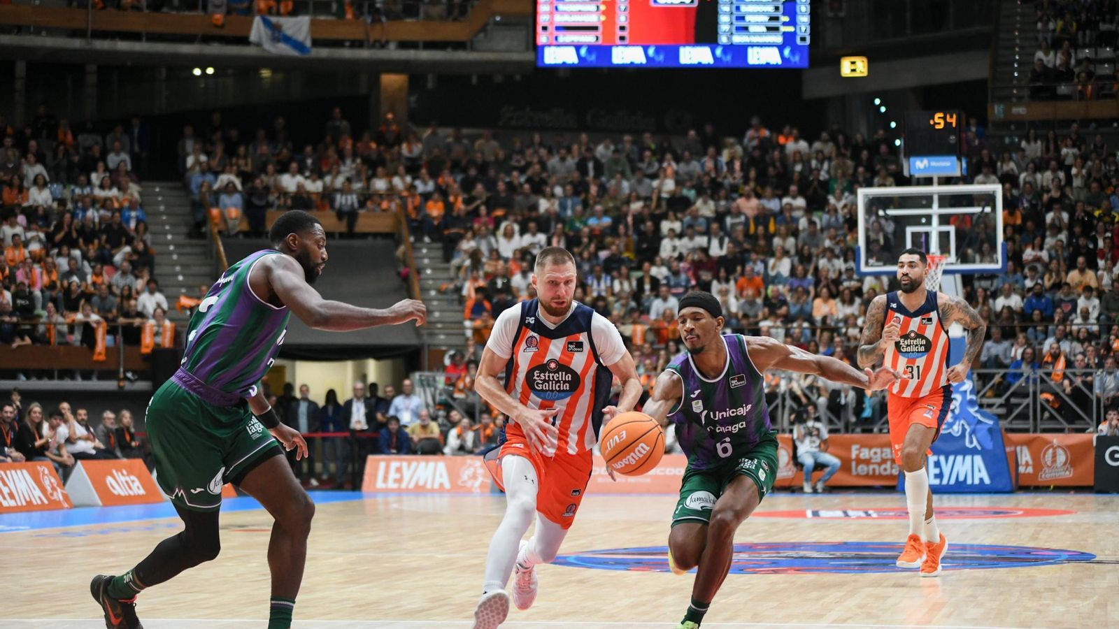 El Leyma Coruña-Unicaja, en fotos