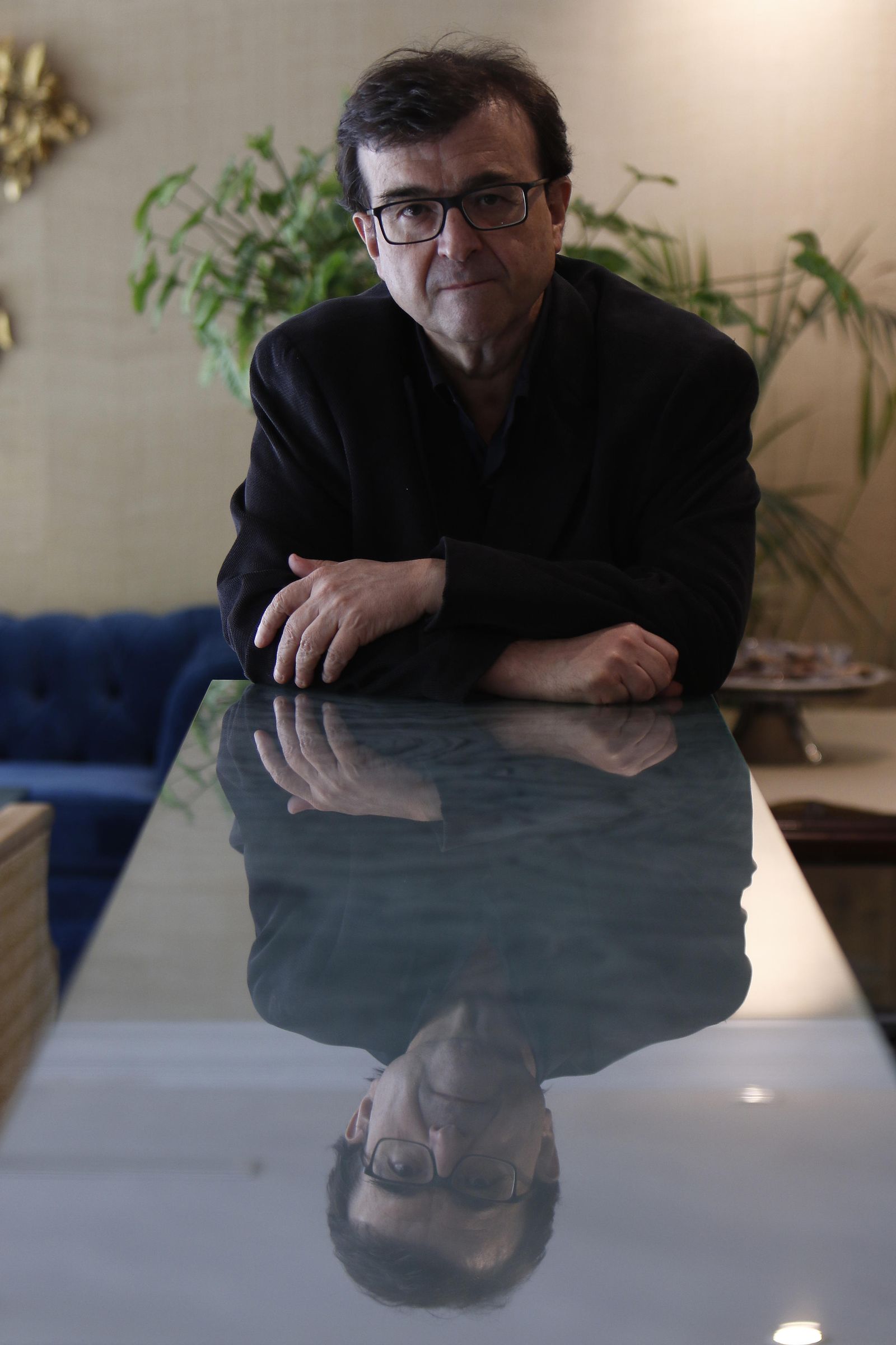 Javier Cercas durante su reciente visita a Sevilla.