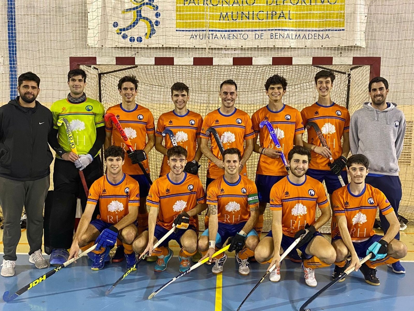 El equipo de hockey sala del Benalmádena.
