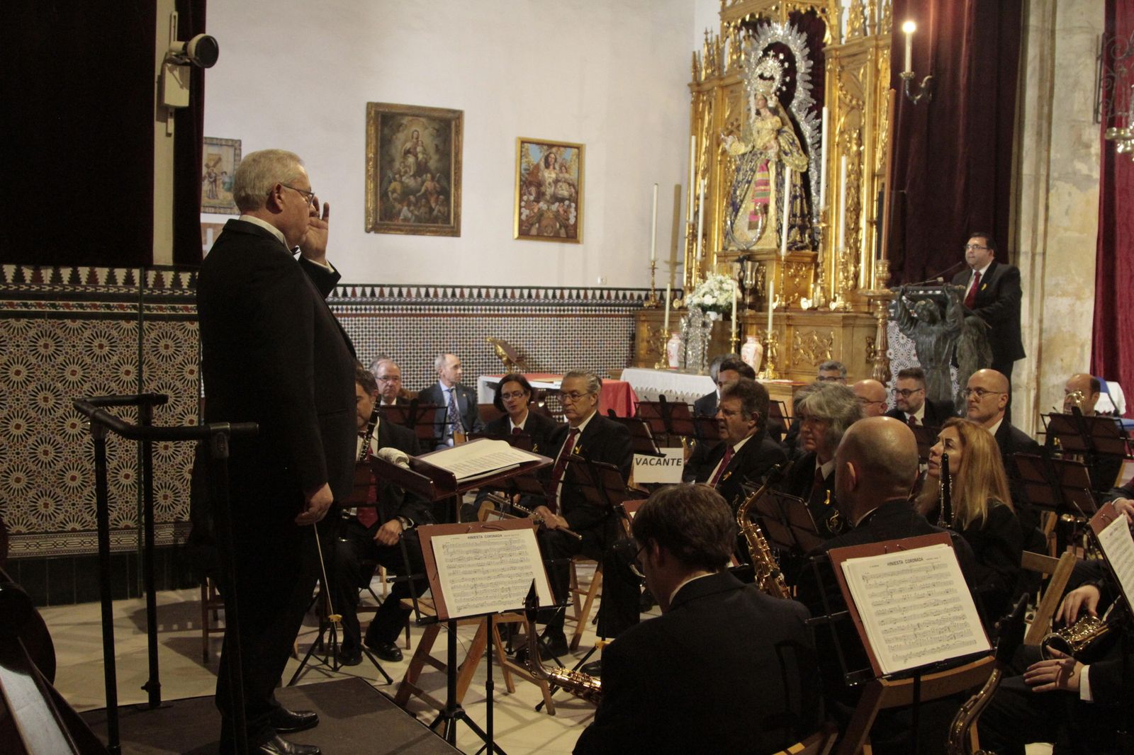 Concierto celebrado ayer en la Hermandad de la Hiniesta.