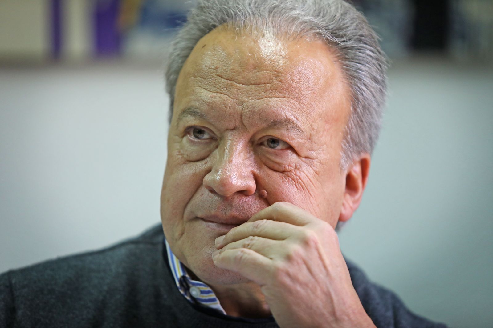 Pedro Pacheco, en una entrevista concedida a este Diario el pasado mes de abril.