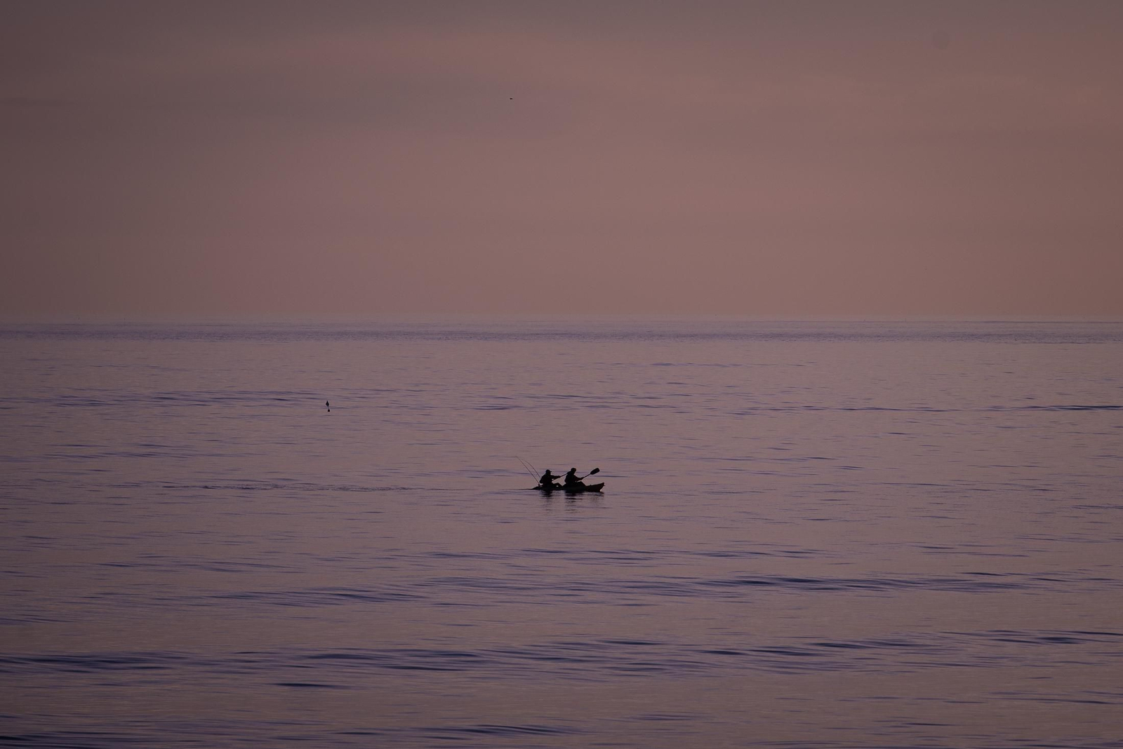 Una puesta de sol en la playa de Los Enebrales