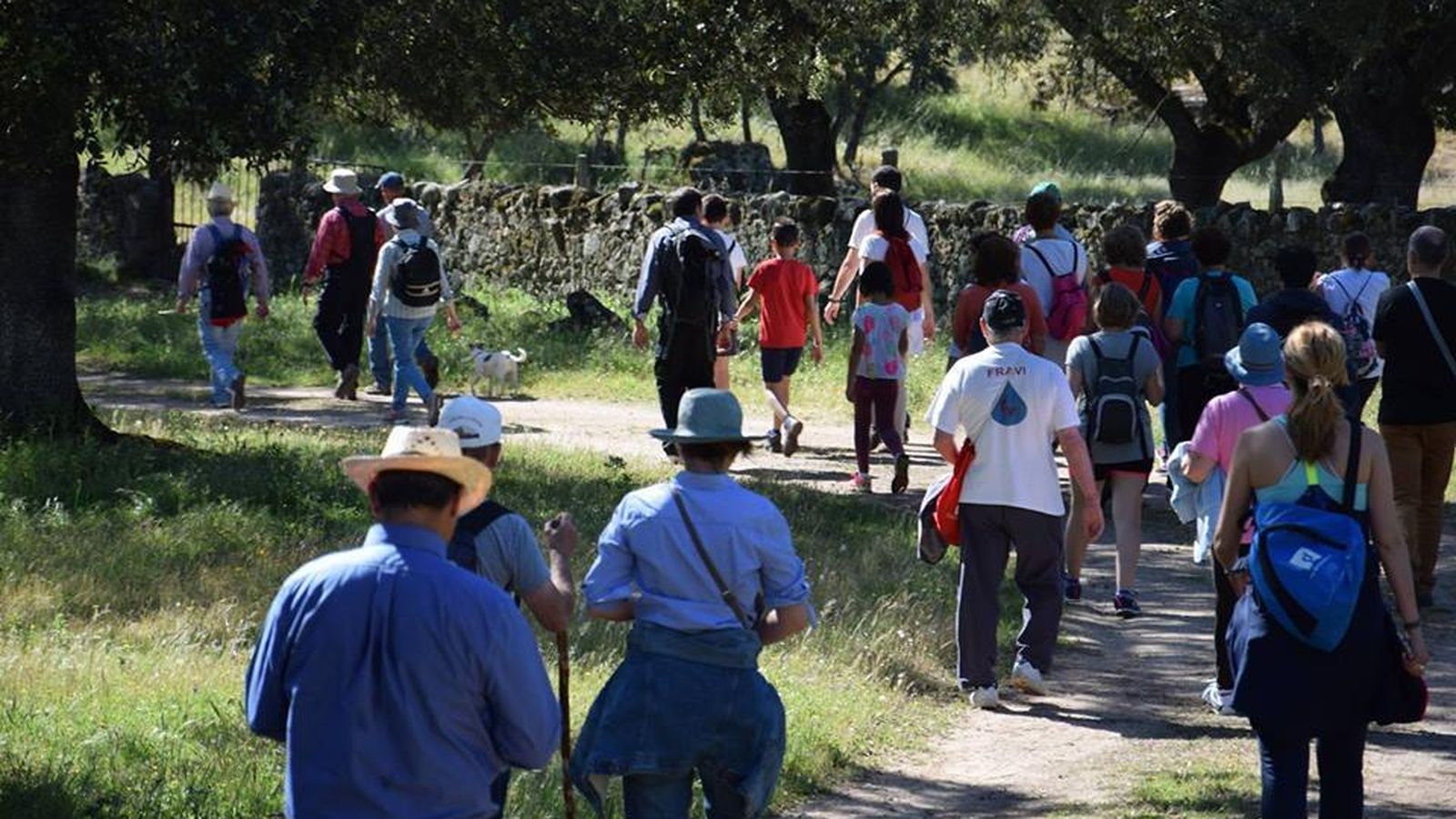 Ruta de senderismo por la dehesa.