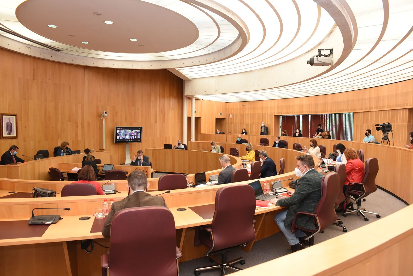 Momento del Pleno de la Diputación de Granada.