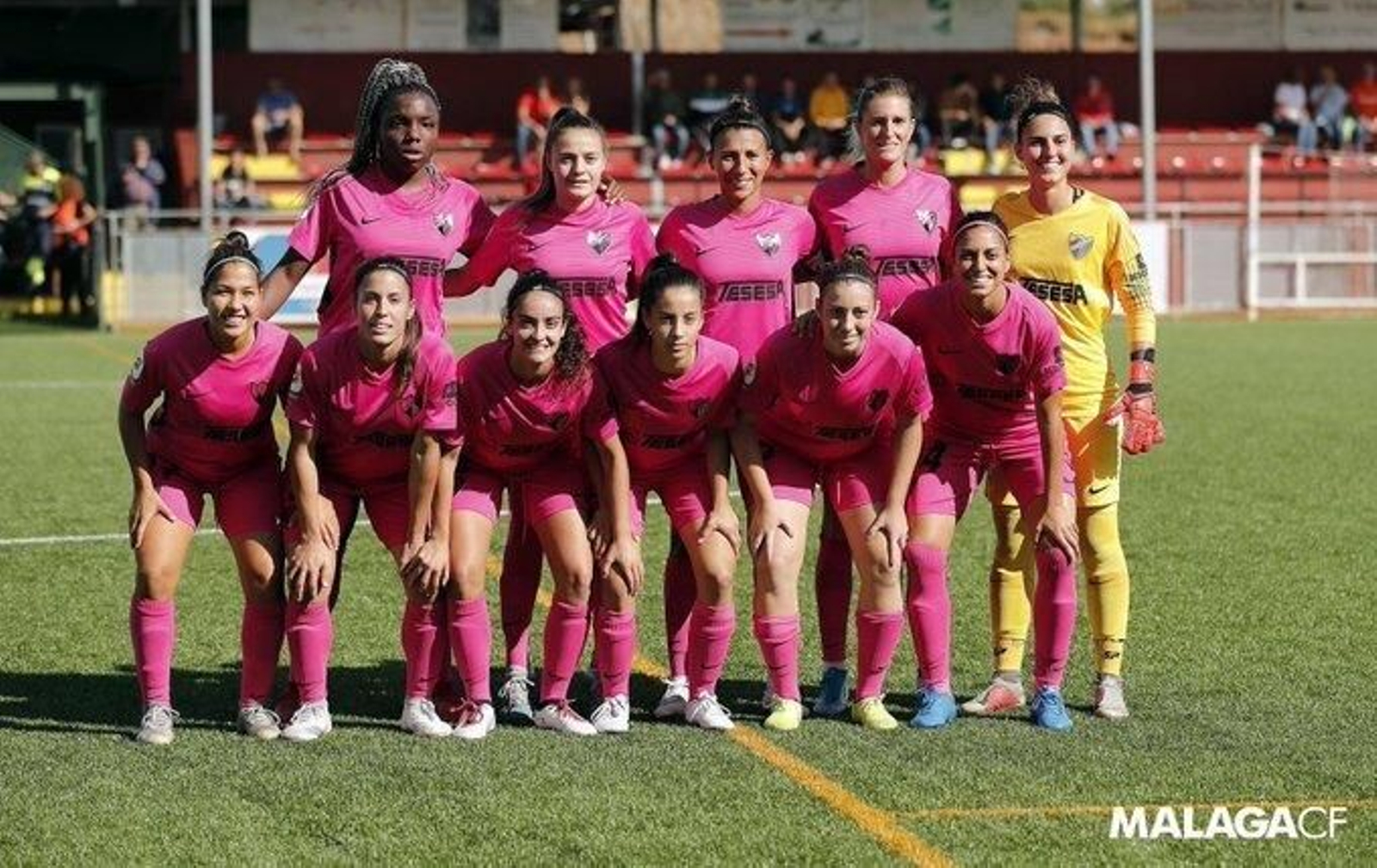 El once inicial del Femenino.