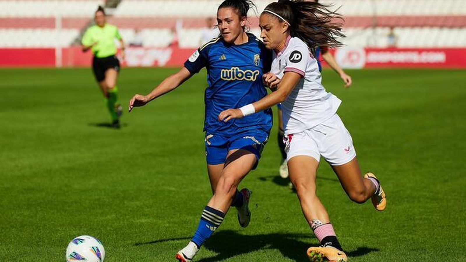 Imagen del partido Sevilla Femenino-Granada Femenino de la primera vuelta.