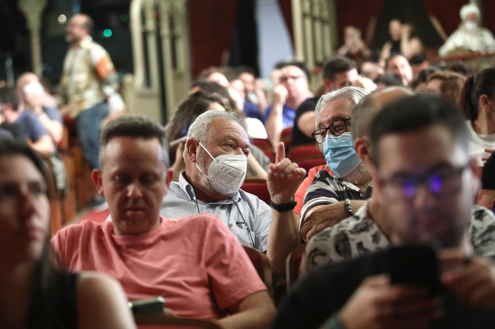 El  público de la sesión