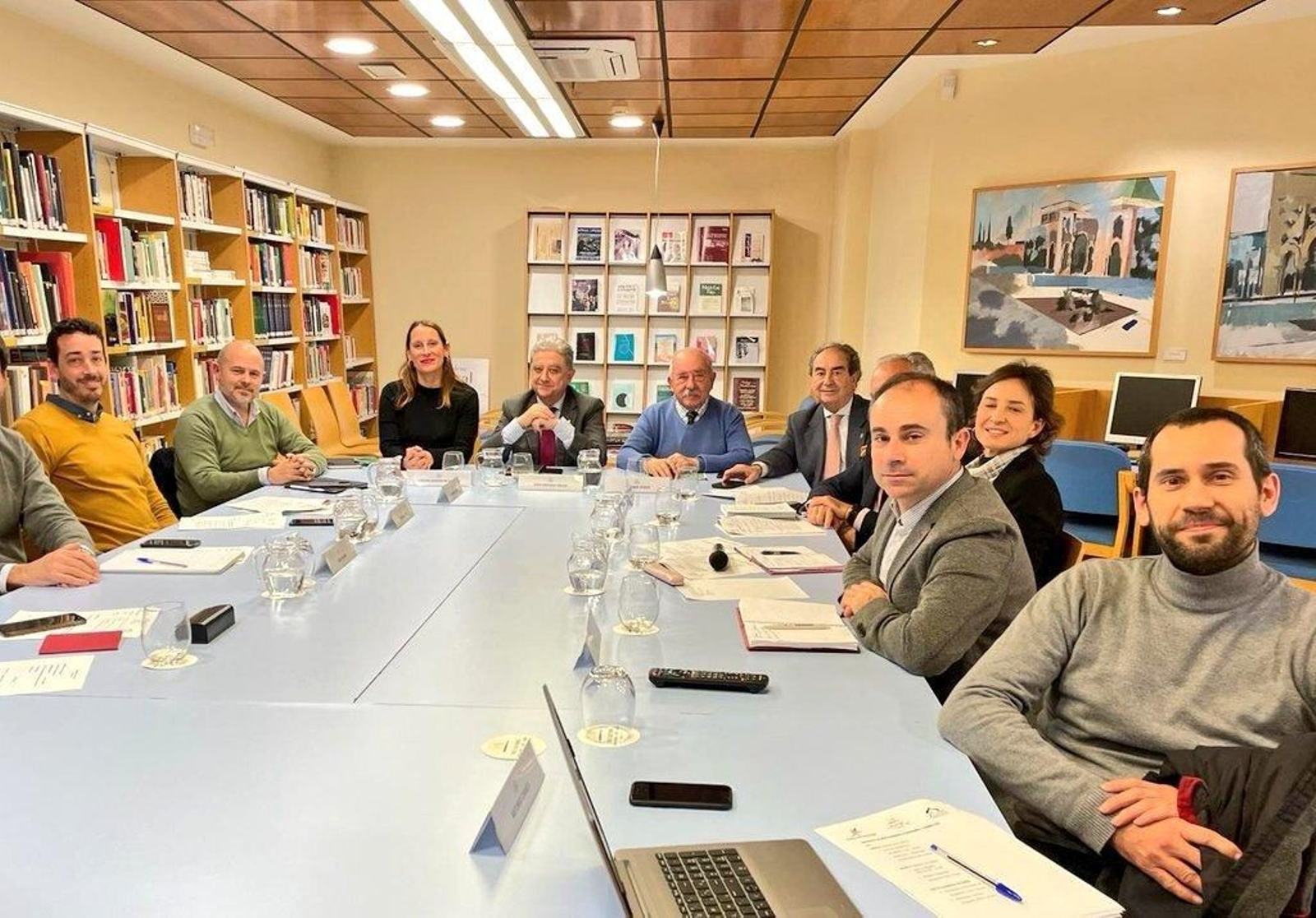 Una de las reuniones mantenidas para organizar este encuentro.