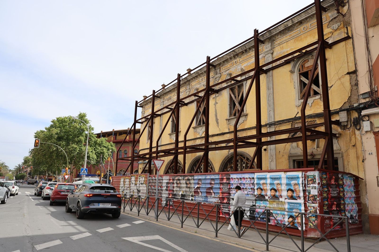 Fachada de la antigua Plaza de la Merced.