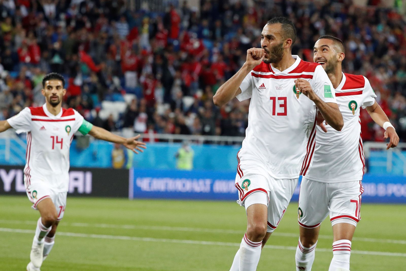 Las imágenes del España-Marruecos