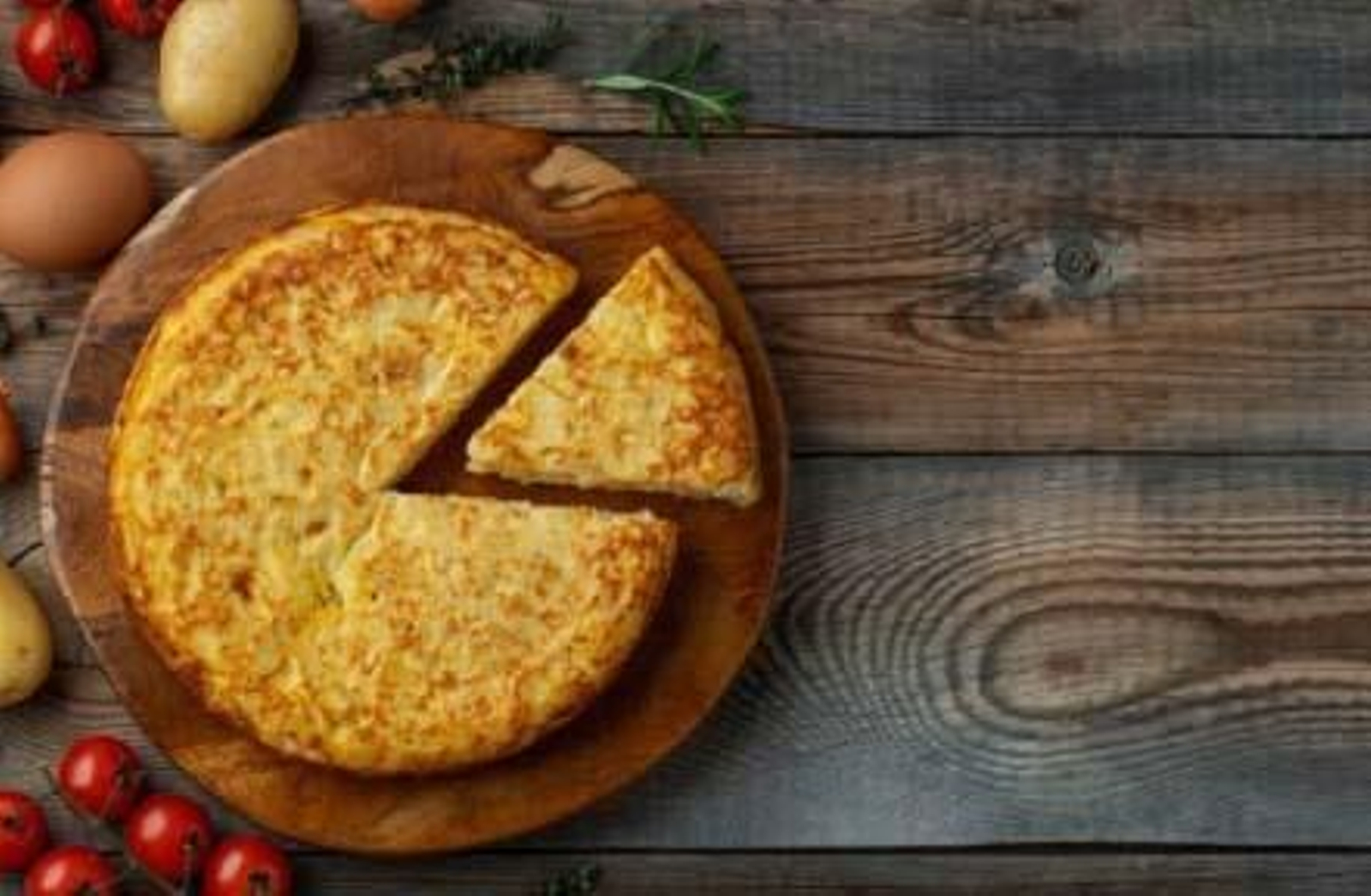 Una tortilla de patatas