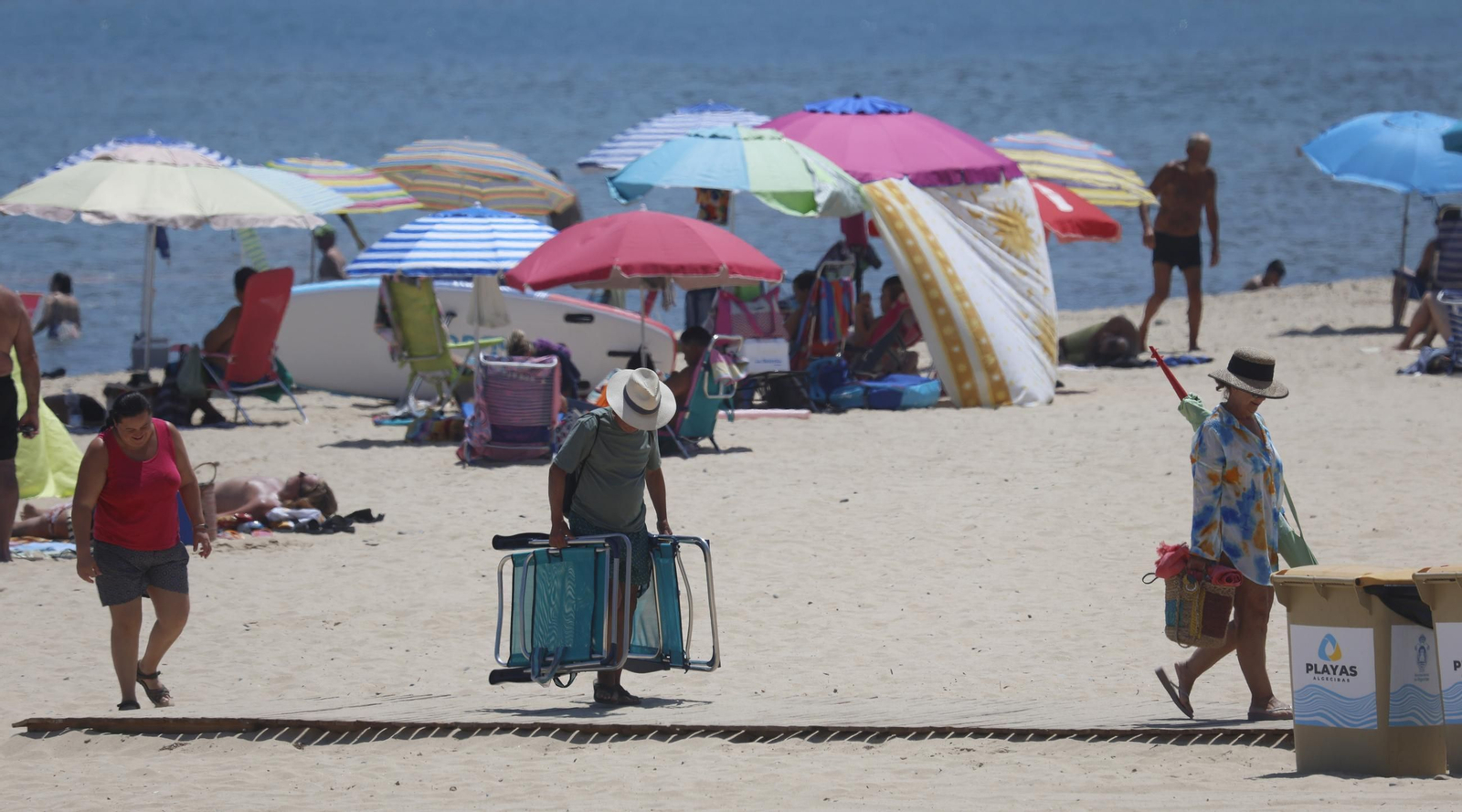 Fotos del sábado en la playa de Getares