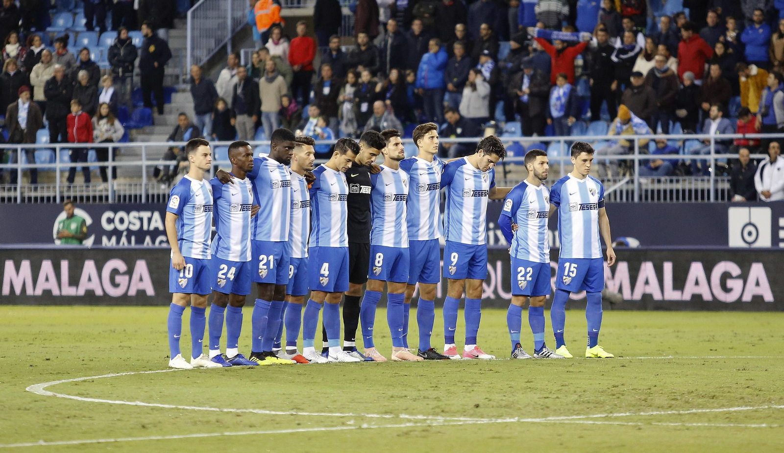 El Málaga-Numancia, en imágenes