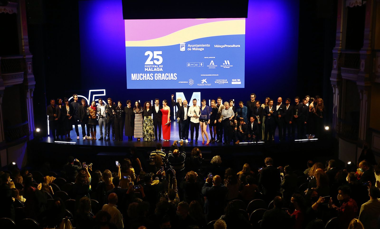 Las fotos de la gala de clausura del 25 Festival de Málaga