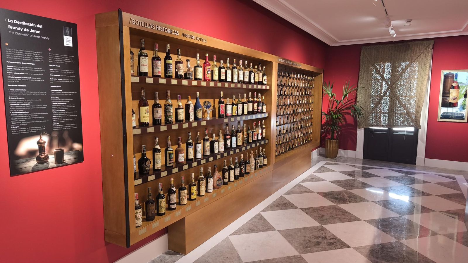 Sala dedicada al brandy.