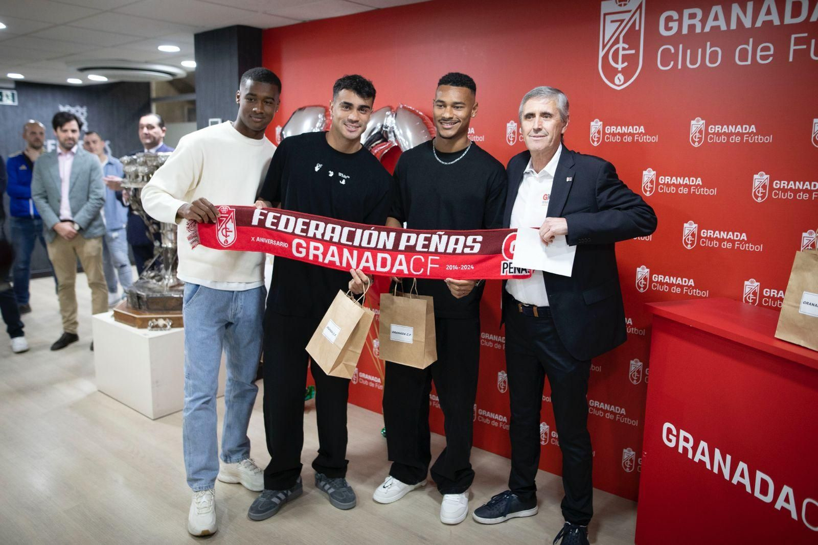 La Federación de Peñas del Granada CF celebra su décimo aniversario