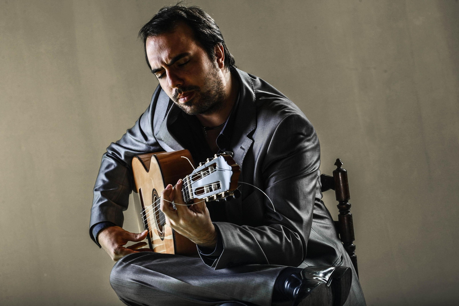 El guitarrista Alfredo Mesa (Maracena, Granada, 1981).