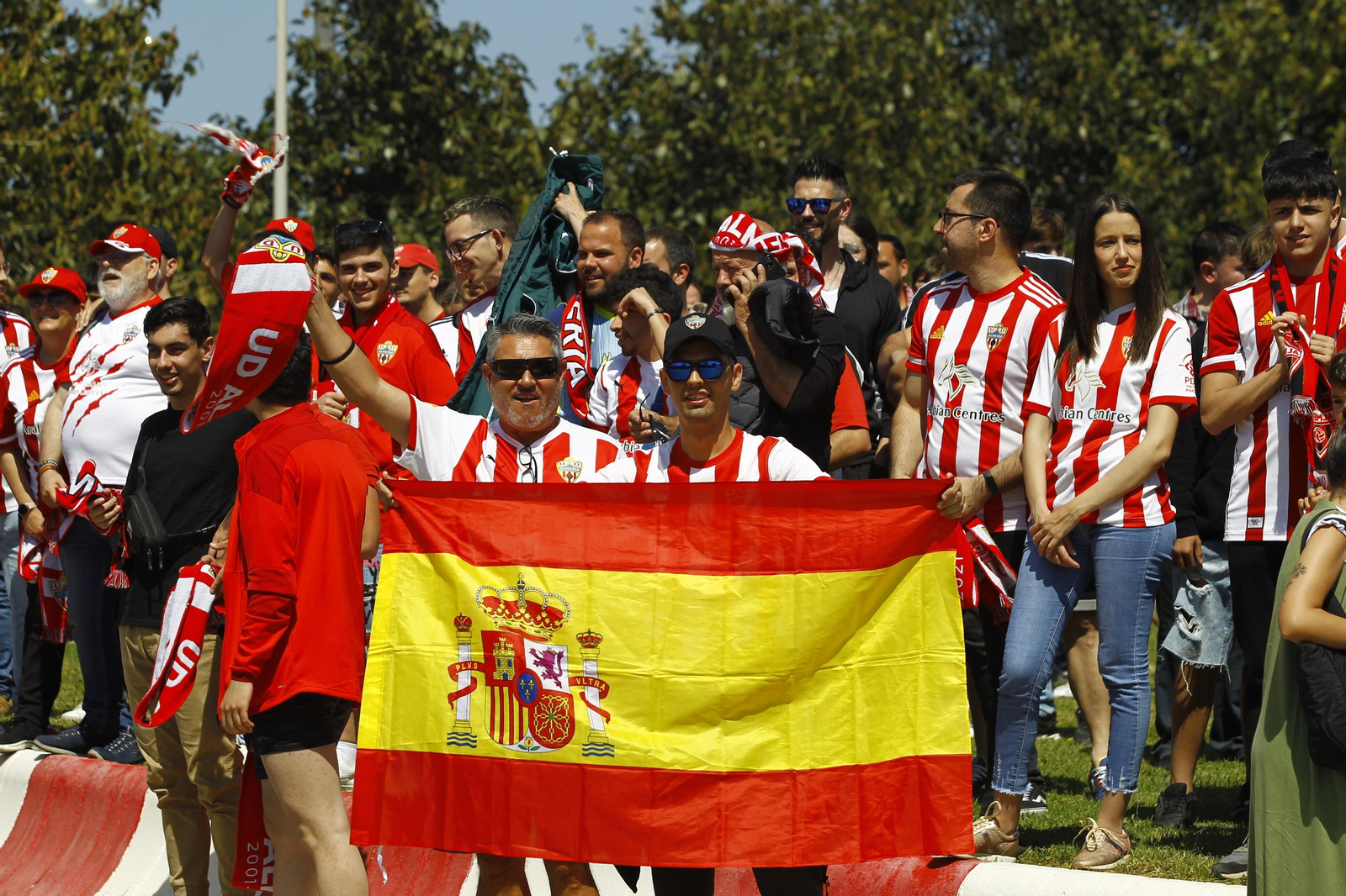 Imágenes del partido U.D. Almería-S.D. Amorebieta
