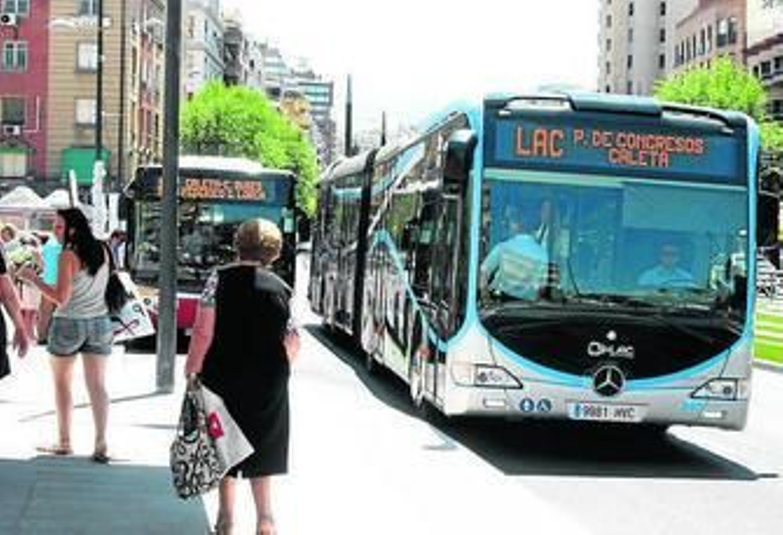 Los hechos ocurrieron en la parada de la Caleta.