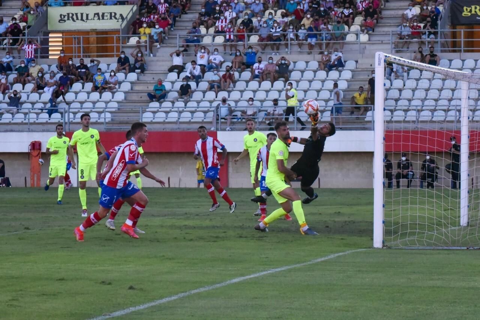 La falta que supuso el 1-0 del Algeciras ante el Andorra.