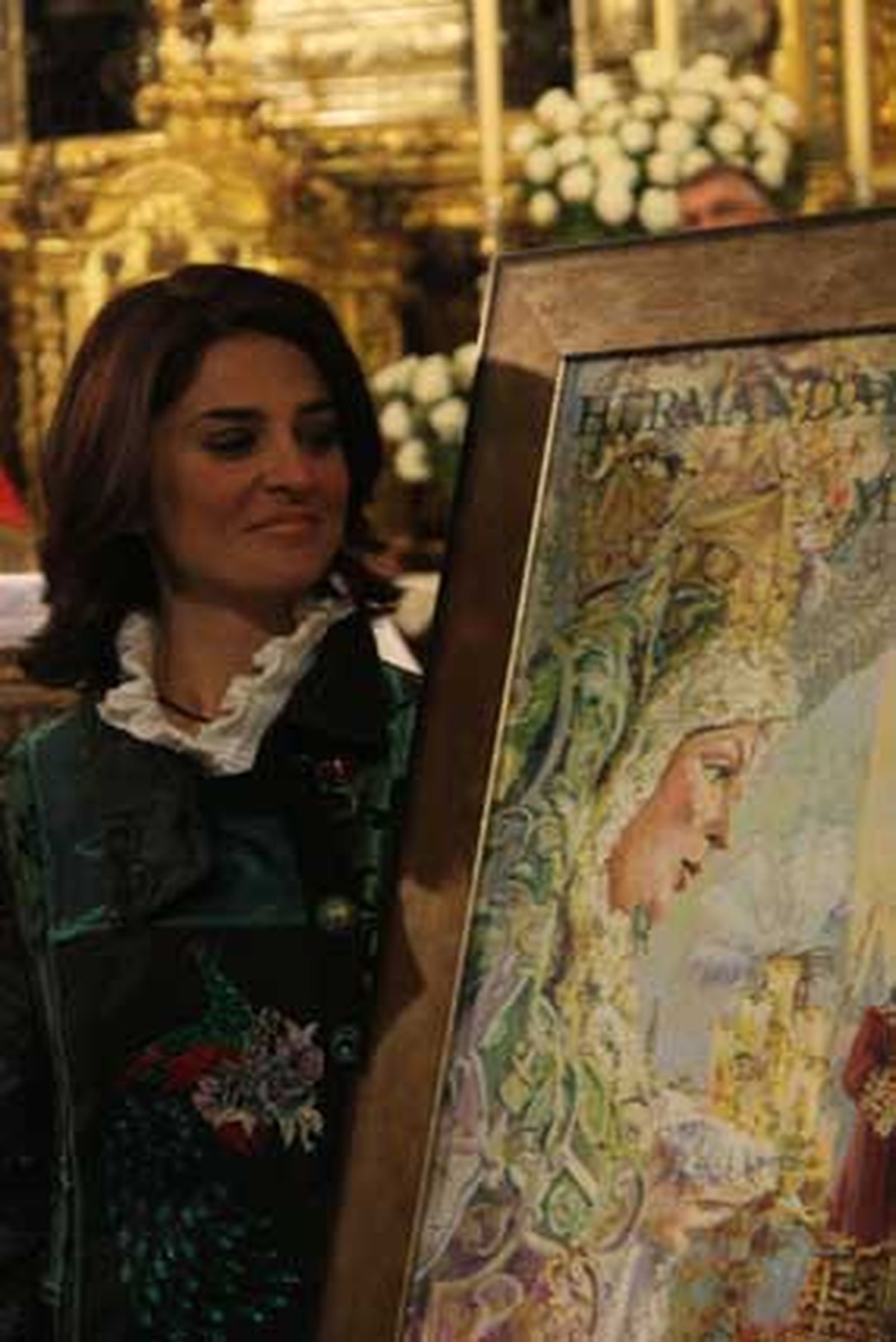 La Autora que comparó su obra con su grito macareno.

Foto: ascarrasco