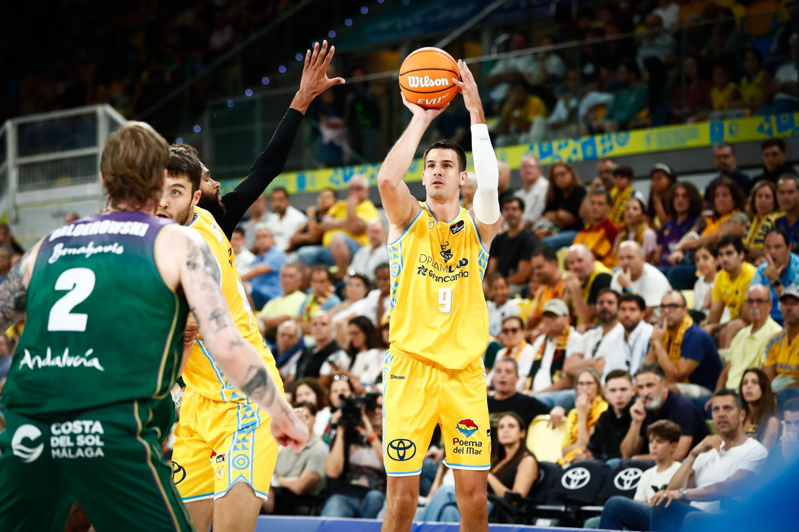 El Gran Canaria-Unicaja, en fotos