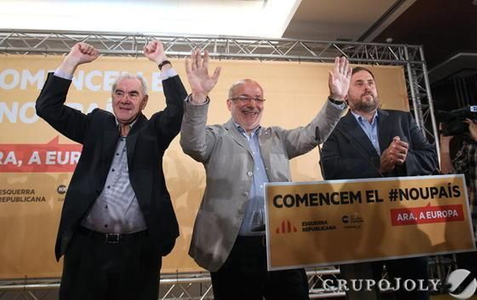 Integrantes de ERC durante la jornada

Foto: EFE