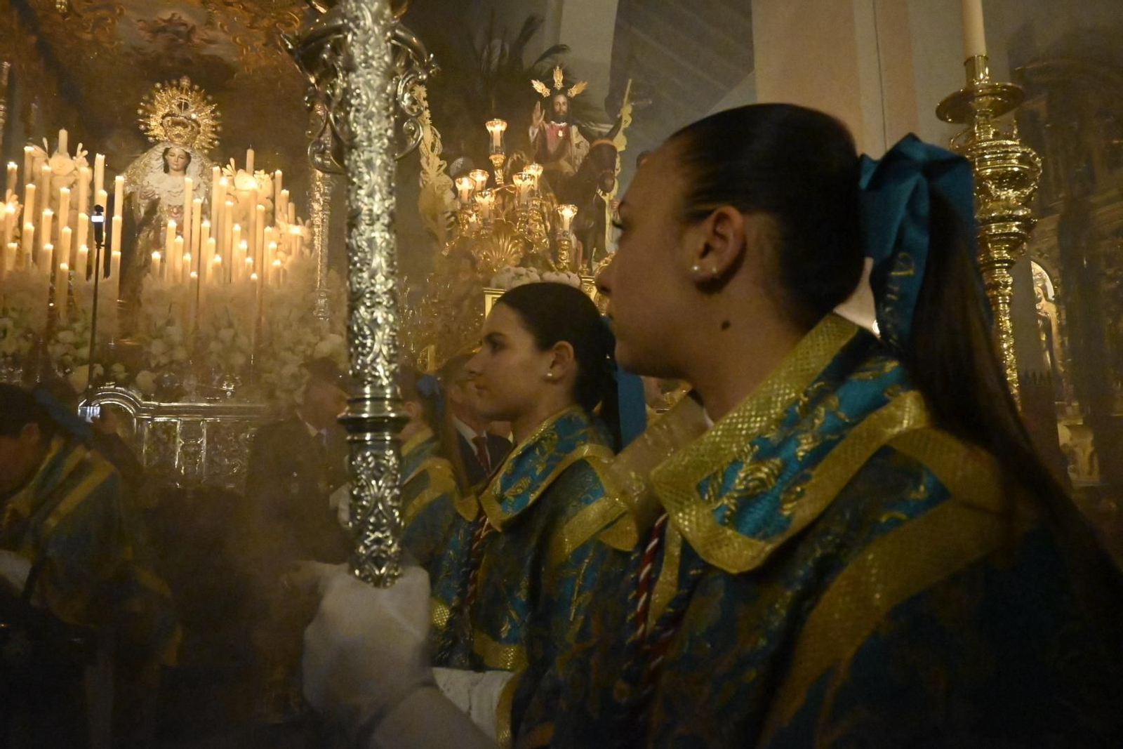 Las mejores imagenes del Domingo de Ramosen Huelva: Hermandad de la Borriquita