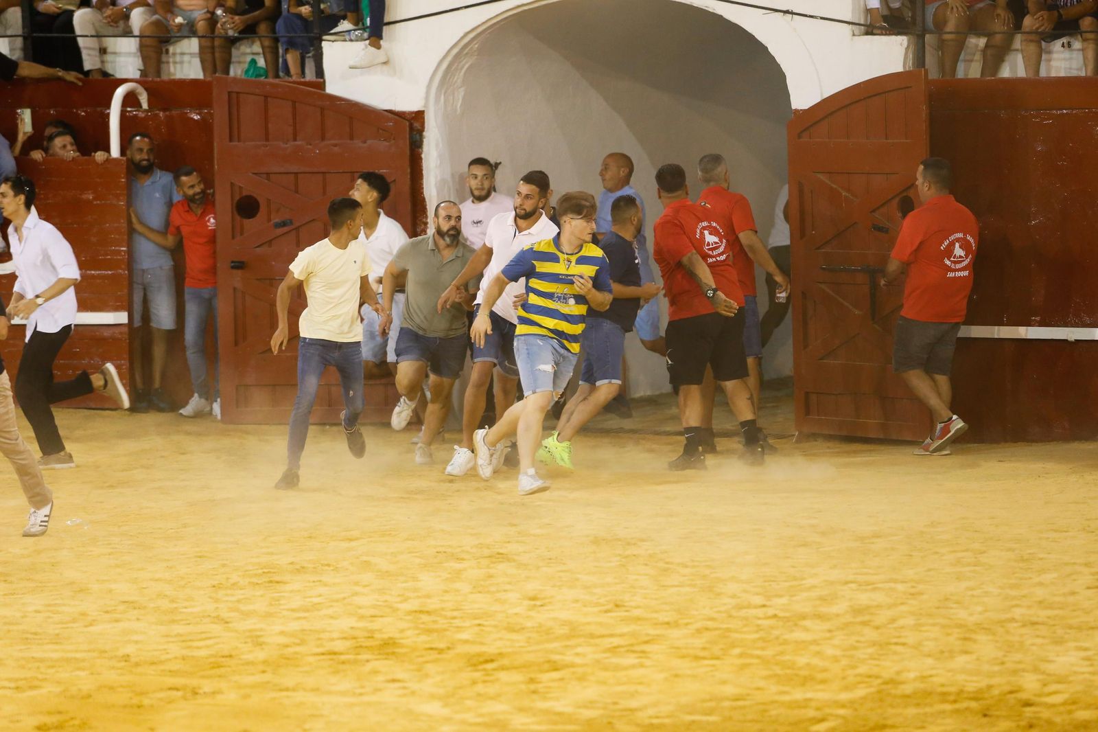 Fotos del Toro del Aguardiente en San Roque