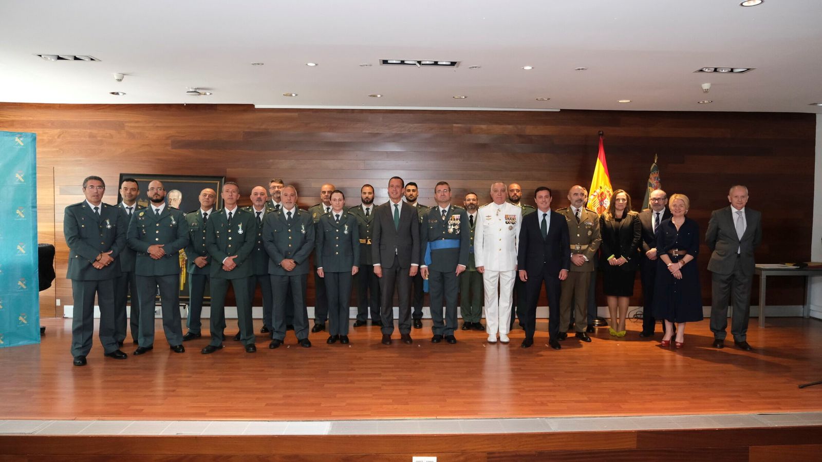 Foto de las autoridades invitadas al acto de conmemoración en el Museo de Almería