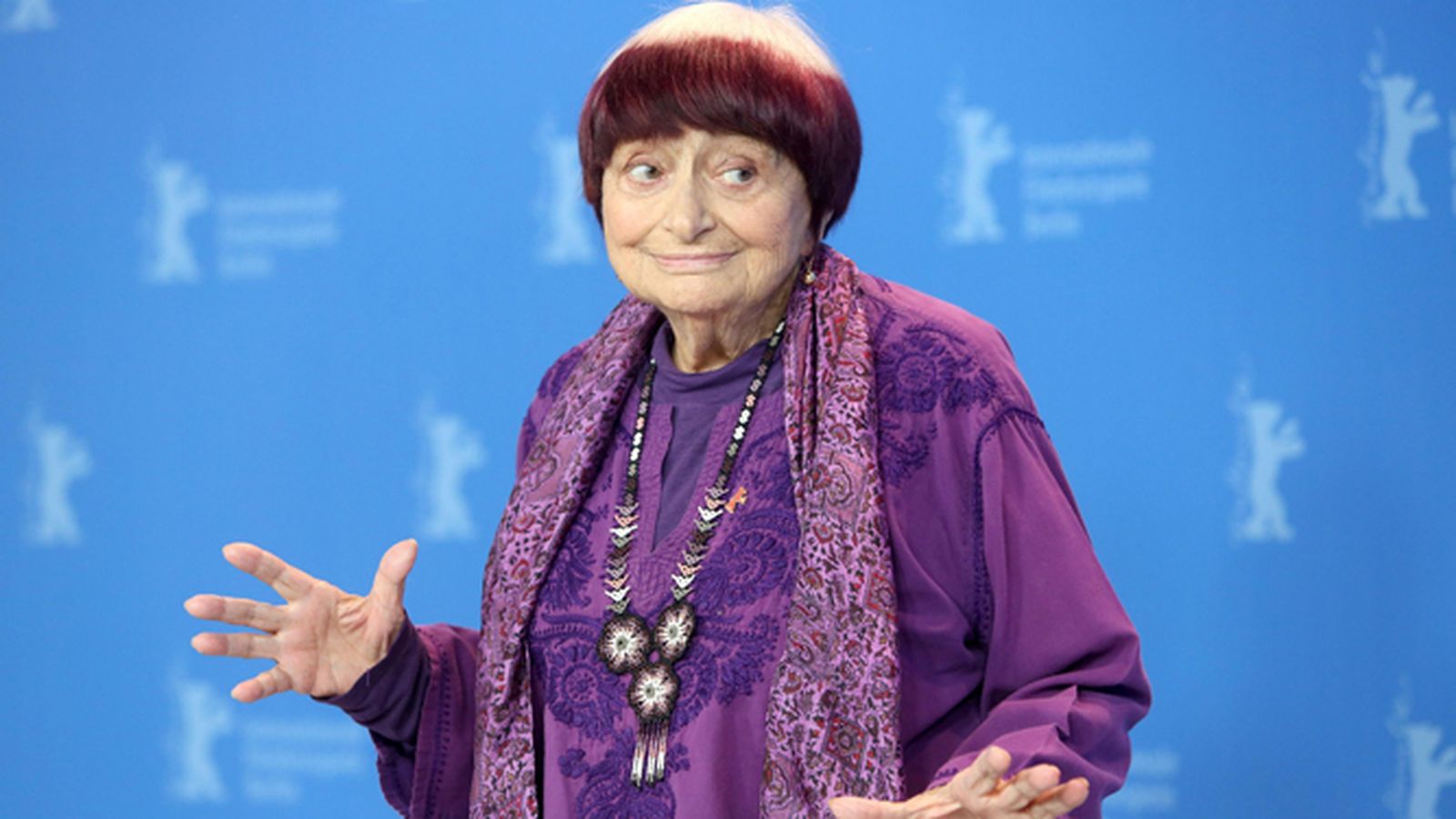 Agnès Varda, el pasado 13 de febrero durante la presentación de 'Varda  par  Agnes'.