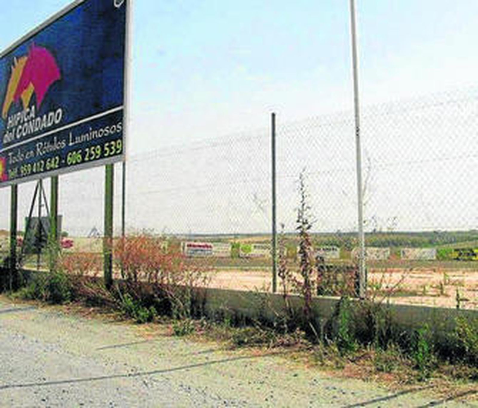 Zona destinada al Chare del Condado.