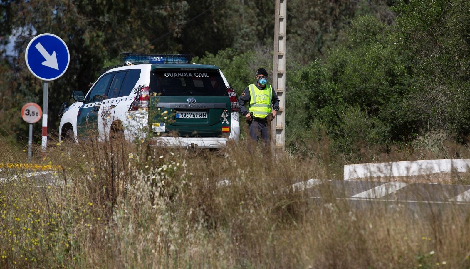 Un patrullero de la Guardia Civil.