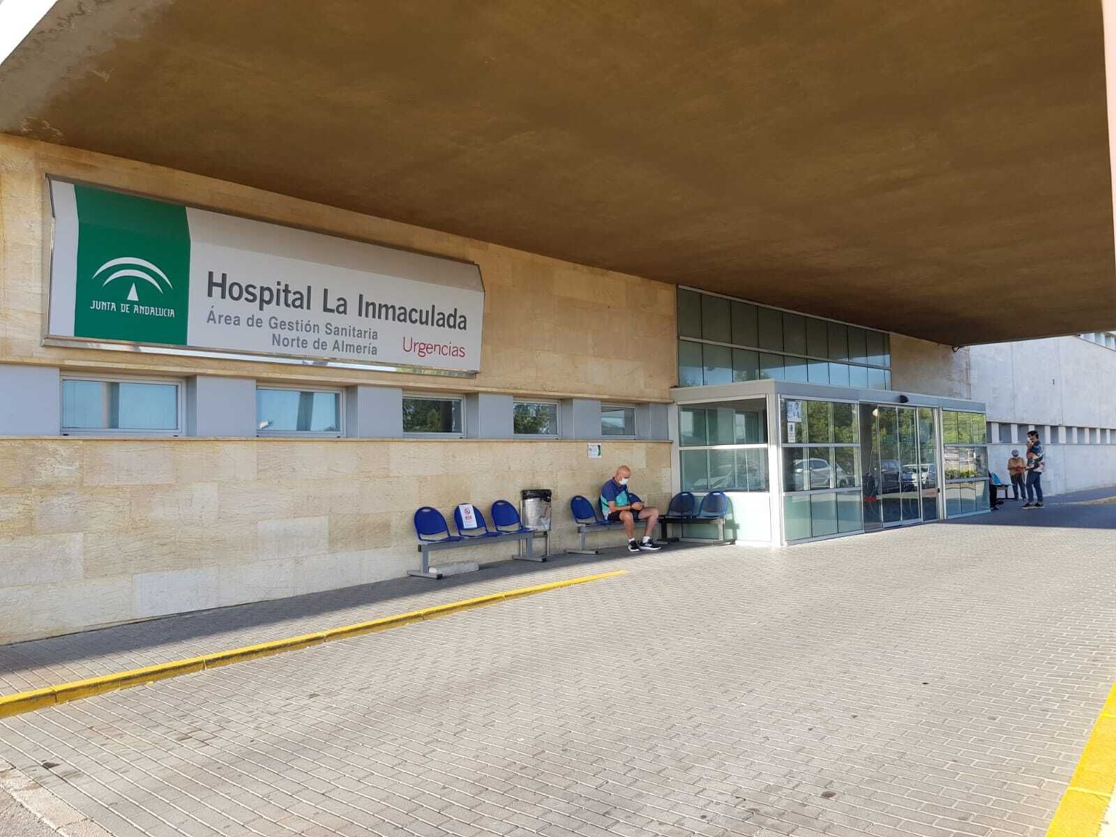 Urgencias del Hospital de la Inmaculada, en Huércal-Overa.