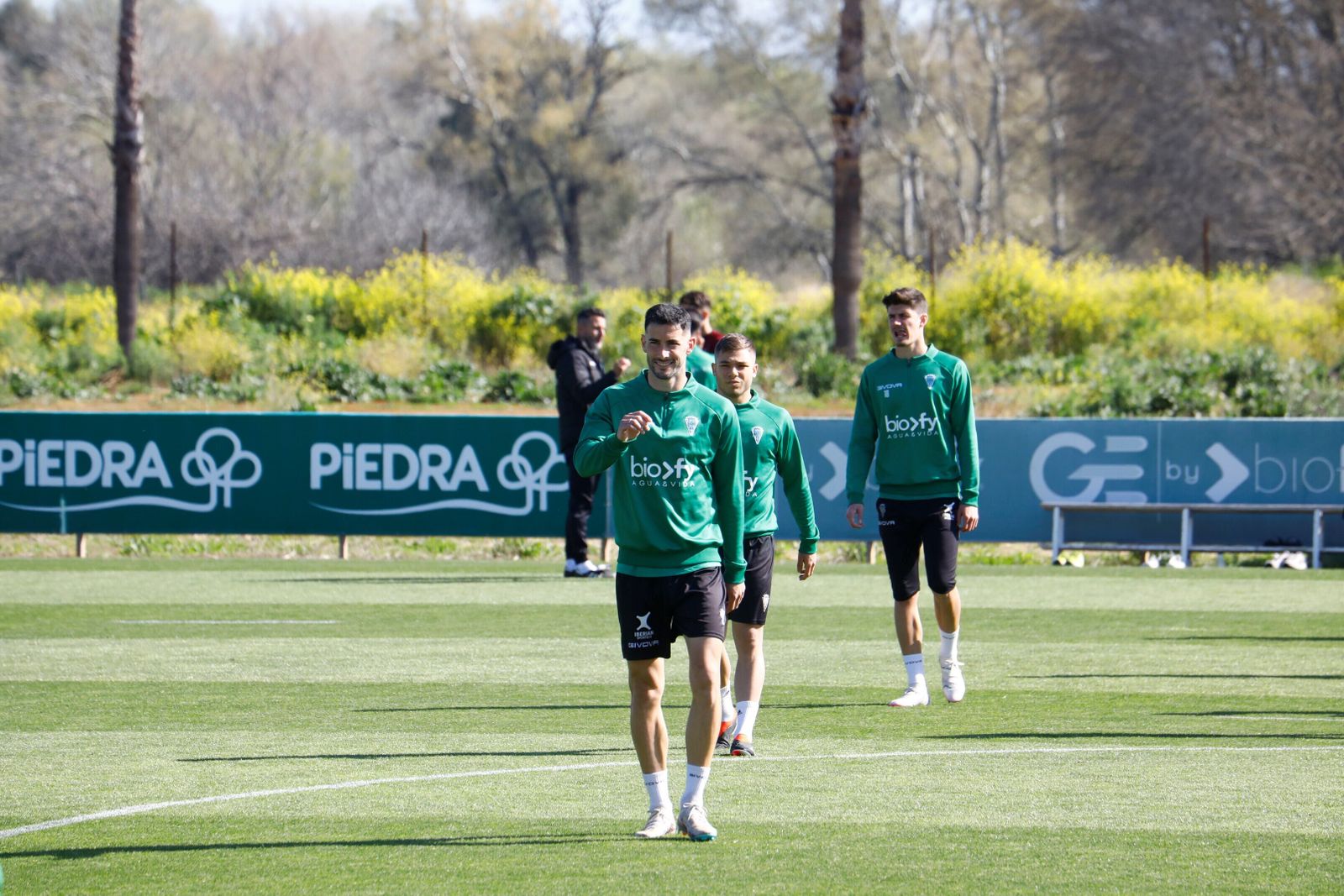 Albarrán durante un entrenamiento.