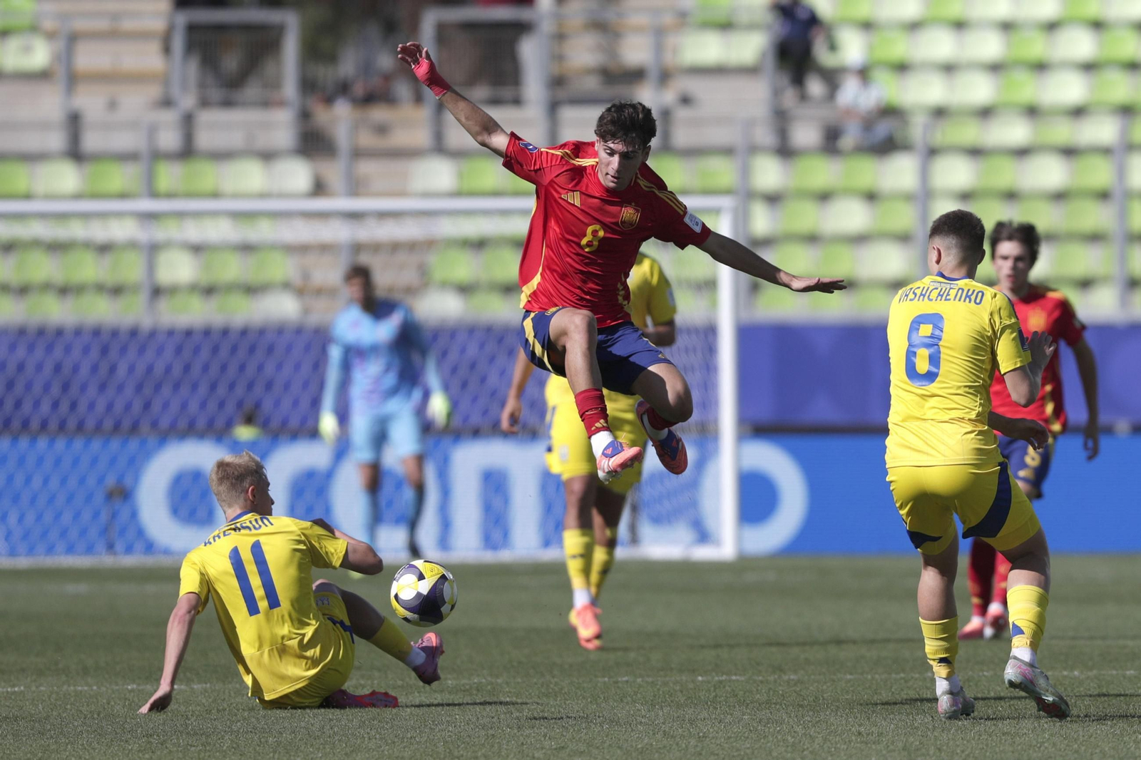 Las mejores fotos del Ucrania-España sub 20