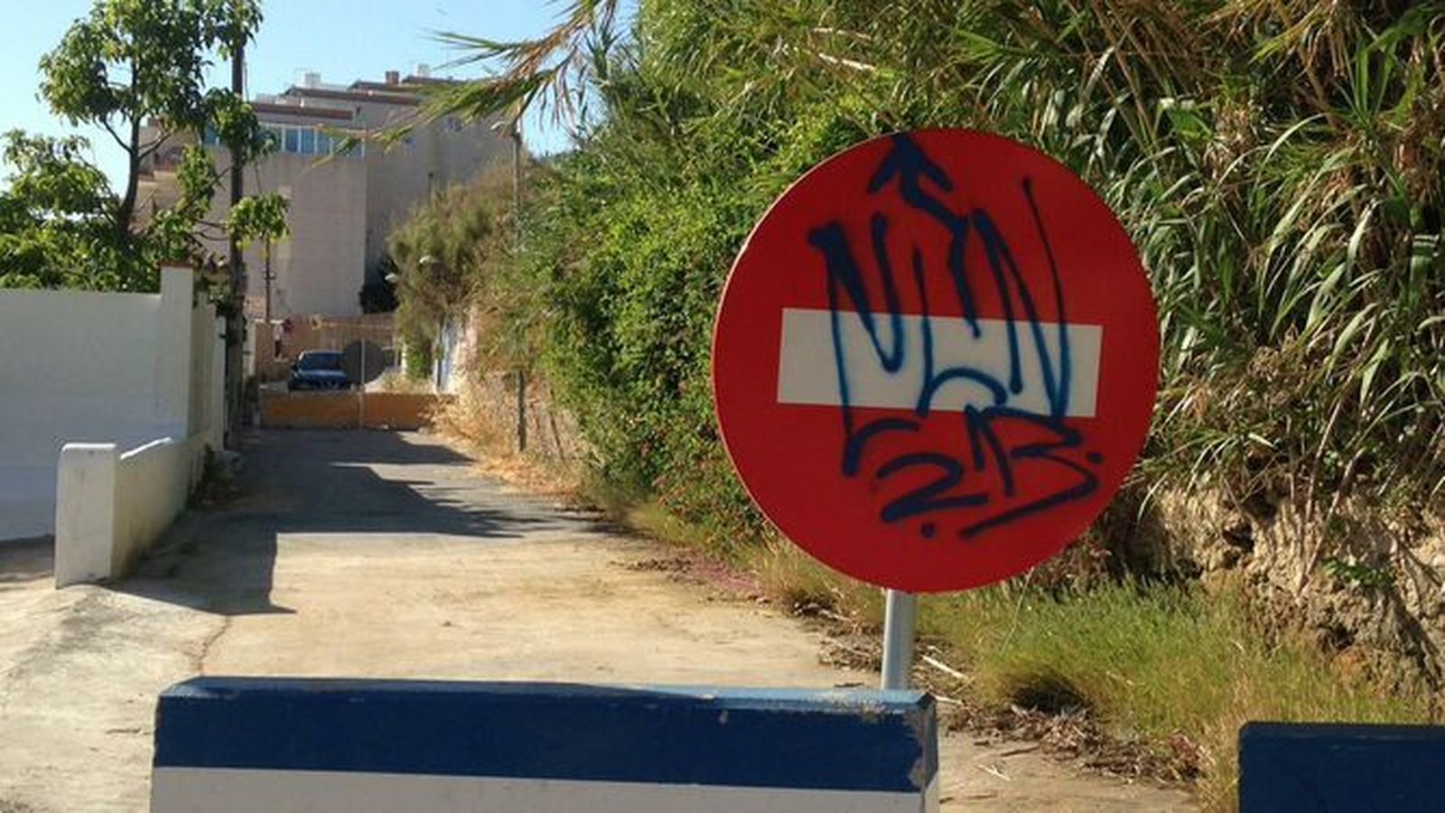 Una imagen de la calle de la Mora, cerrada al tráfico desde 2019.